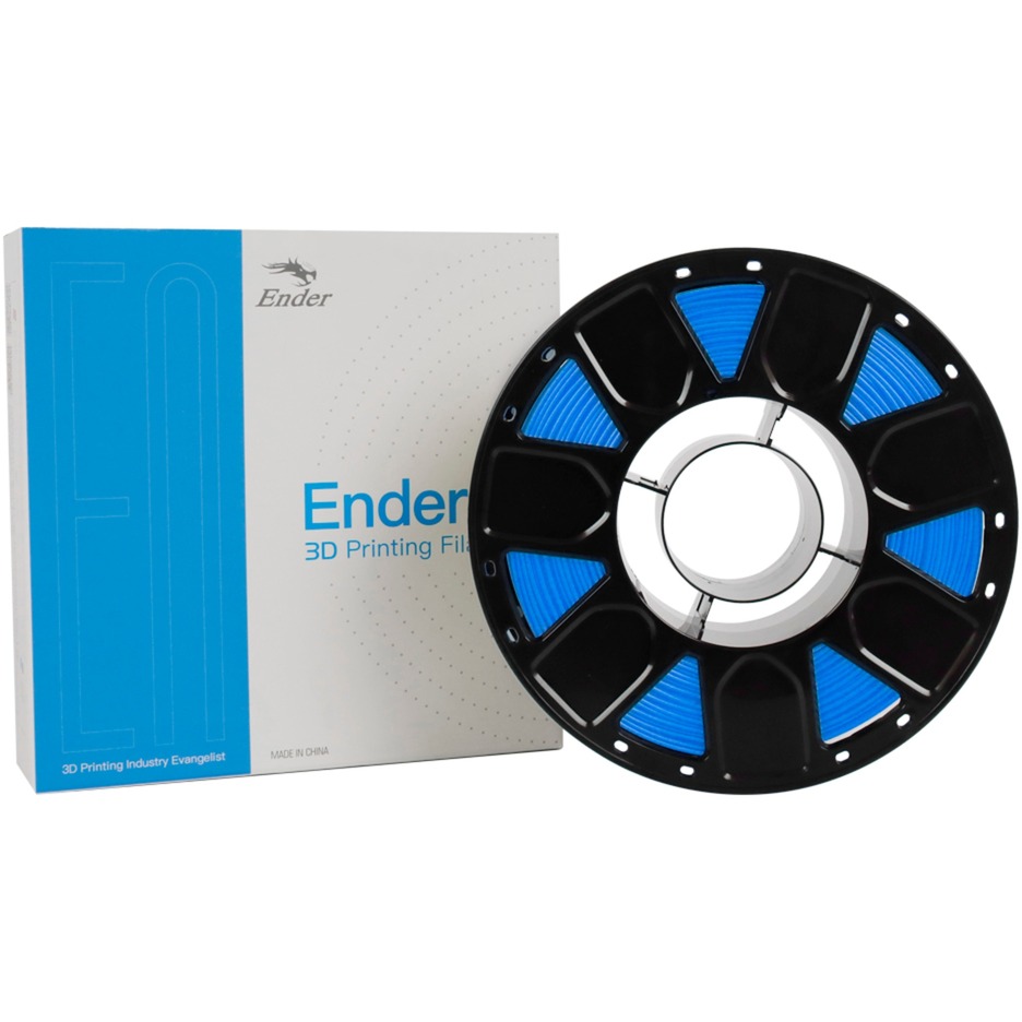 [109894440025] Creality Ender PLA 3D Printer Filament 1.75mm Overhang Performance Strong Bonding Dimensional Accuracy +/-0.02mm Environmental Material 2.2lbs  Blue